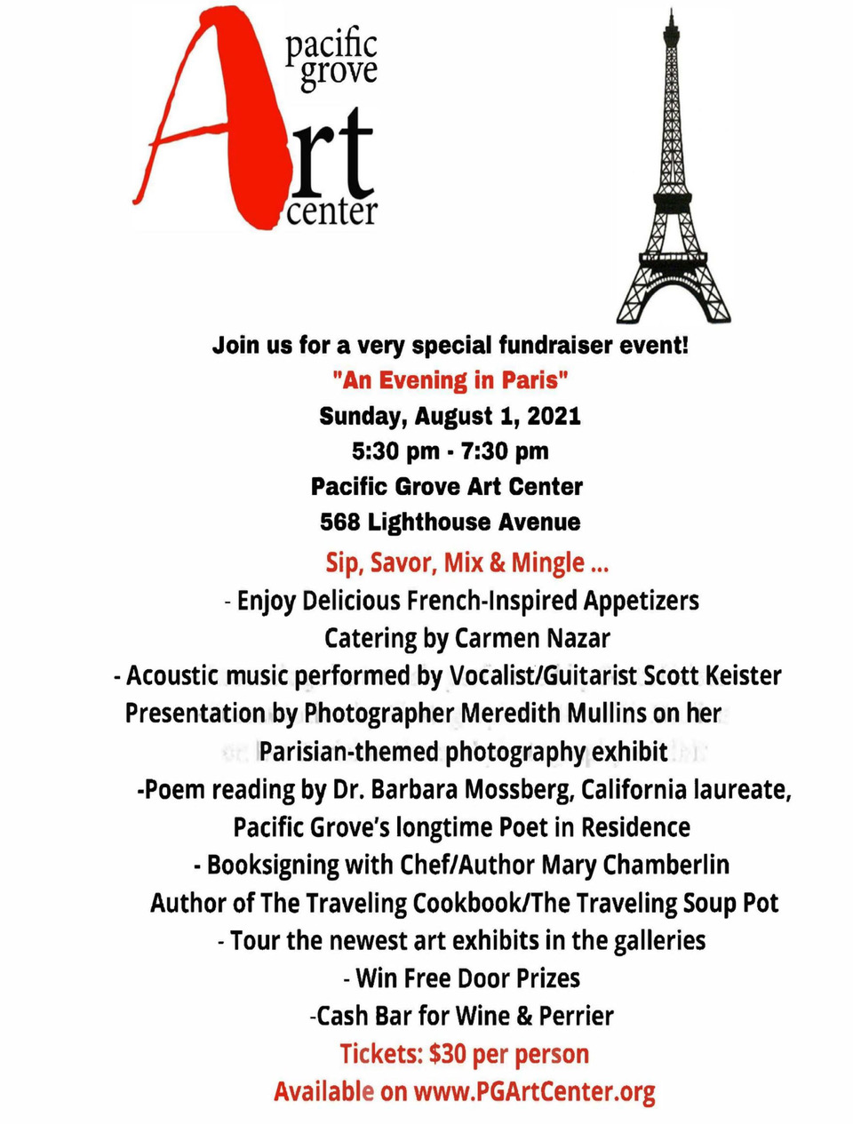 An_Evening_in_Paris_Flyer___Pacific_Grove_Art_Center___ PGAC An Evening in Paris Flier